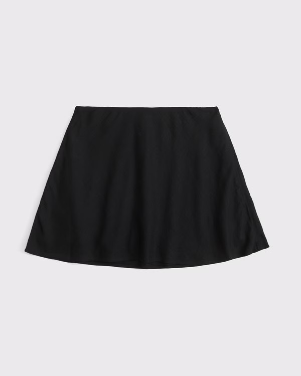 The A&F Sienna Linen-Blend Mini Skort | Abercrombie & Fitch (US)