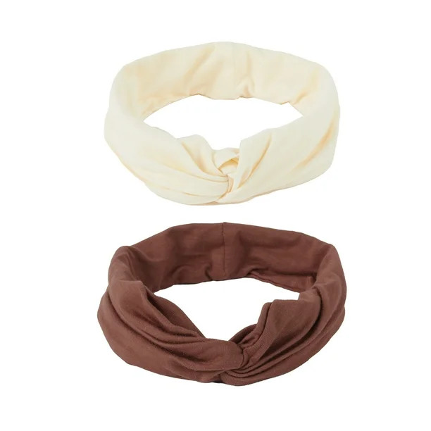 Hairitage Athletic Twist Headband – Ivory and Red Bronze, 2PC - Walmart.com | Walmart (US)