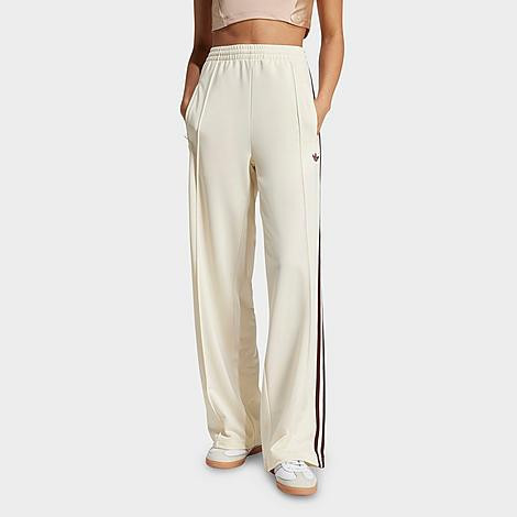 Adidas Women's Originals adicolor 3-Stripes Firebird Loose Track Pants in Beige/Cream White Size ... | Finish Line (US)
