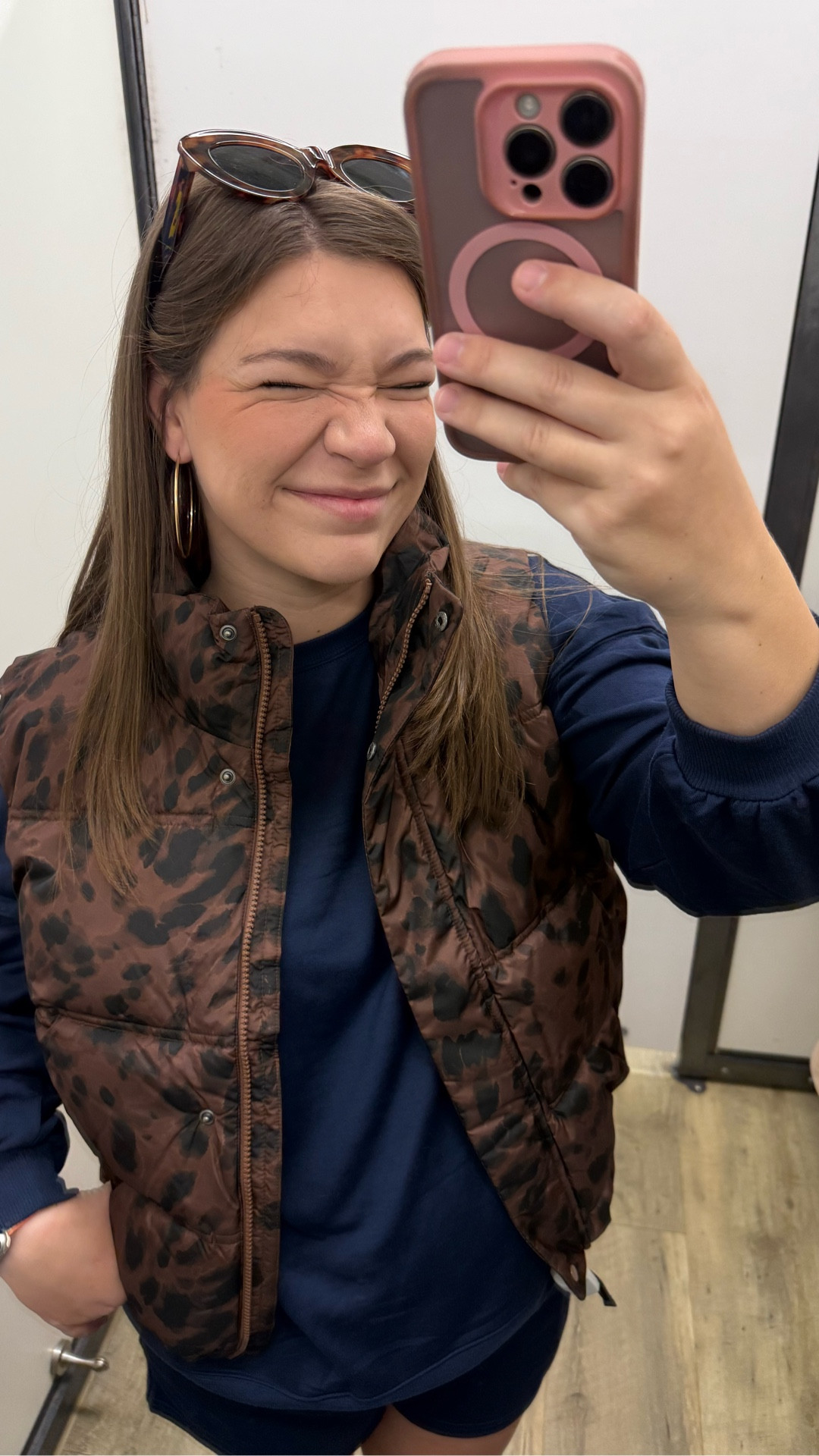 Old Navy Fall Vest Cheetah

#LTKMidsize