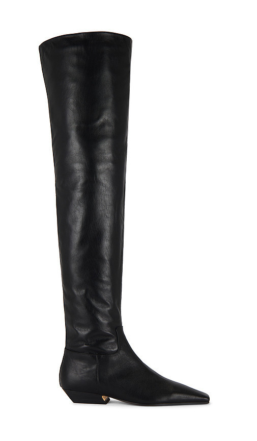 Tony Bianco Rally Over The Knee Boot in Black. Size 9.5. Also in 6, 5.5, 6.5, 7, 7.5. | Revolve Clothing (Global)