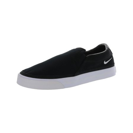 Nike Womens Court Legacy Casual Slip-On Sneakers Black 8 Medium (B M) | Walmart (US)