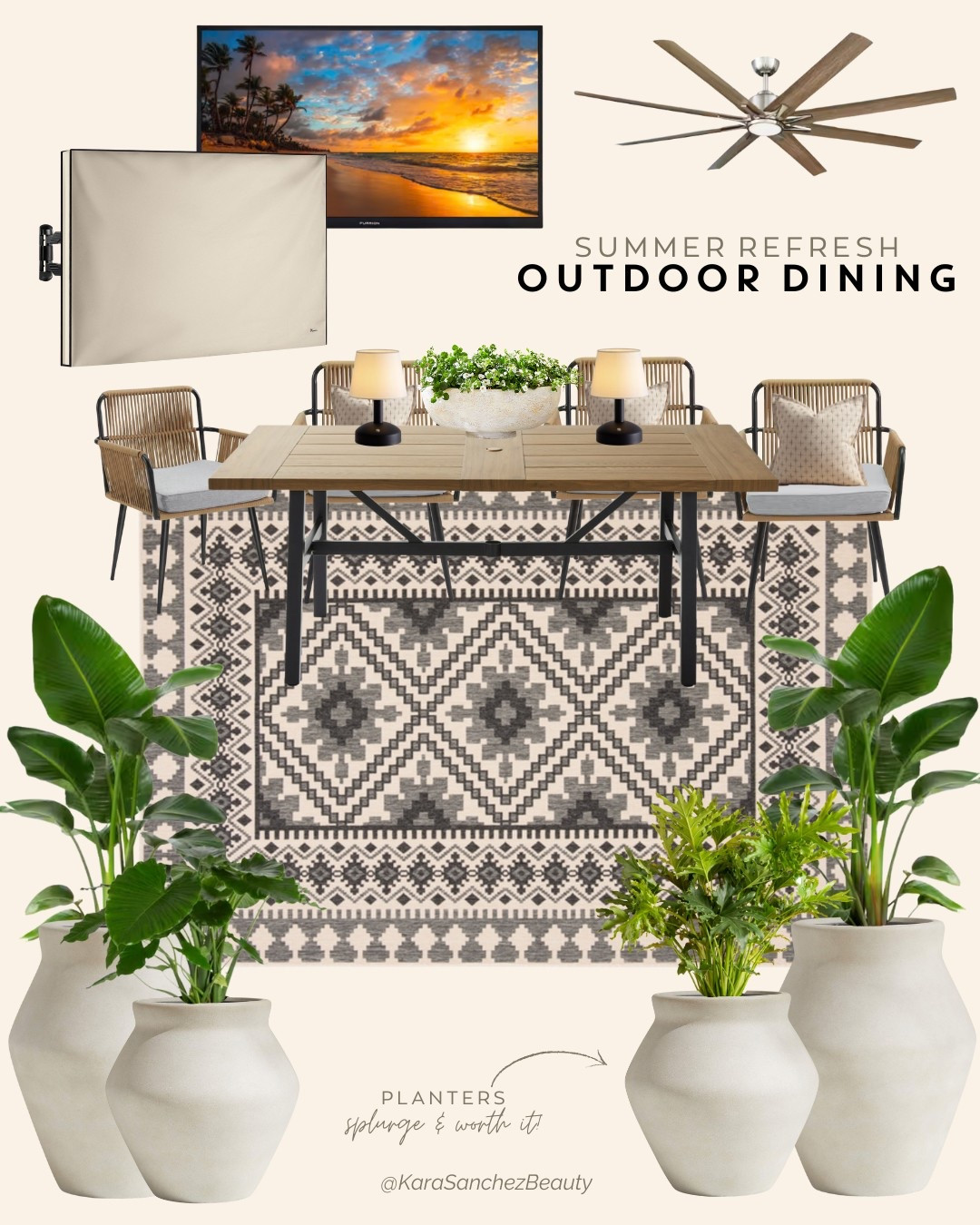 I believe that if you create a lovely space you’ll use it more and we did ours on a budget! We eat lunch on the patio often and when we have people over, we throw the doors open and it allows for more conversation space.

#LTKSeasonal #LTKHome