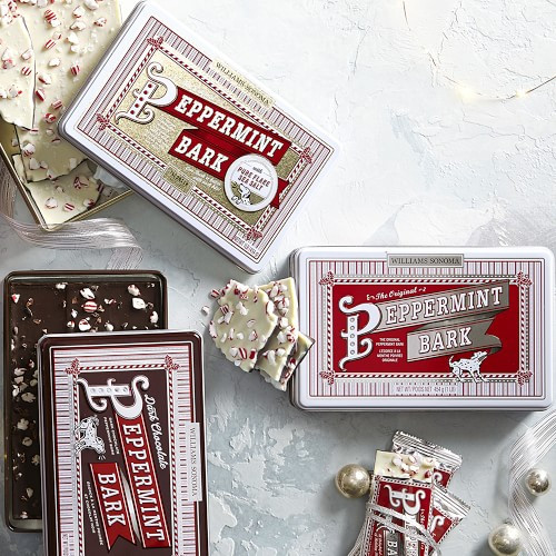 Williams Sonoma Peppermint Bark Trio: Original, Salted, & Dark | Williams-Sonoma