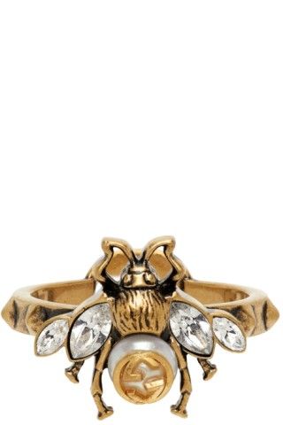 Gold Bee Ring | SSENSE