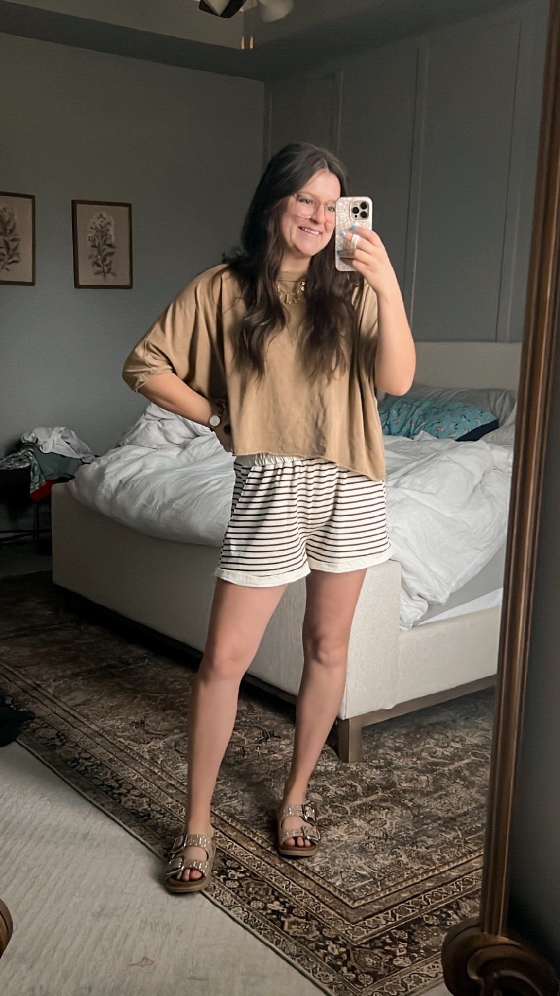 Comfy but elevated striped shorts, perfect for everyday mom life! They are actually part of a matching set so super versatile. I love how flattering they are! 

Striped shorts / stripe outfit / matching set / mom shorts / Amazon shorts / Amazon matching set / striped matching set / comfy shorts / mom style / mom outfits / comfy mom outfit 

#LTKSaleAlert #LTKmomlife #LTKootd