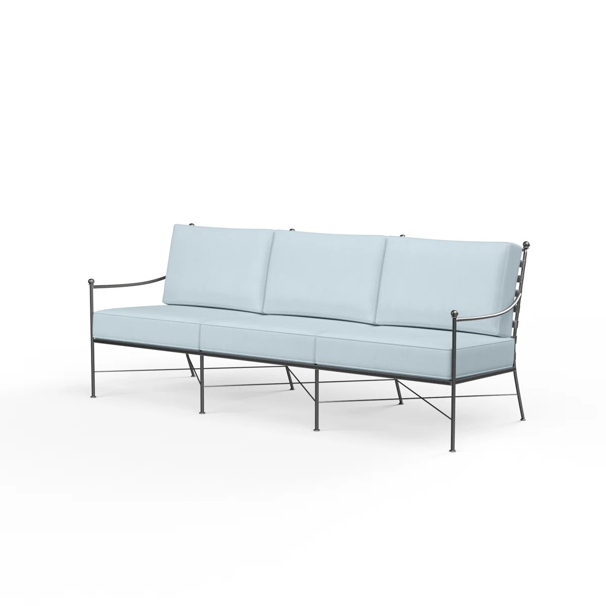 Lucier 76" Wide Outdoor Patio Sofa with SunbCushions | Wayfair North America
