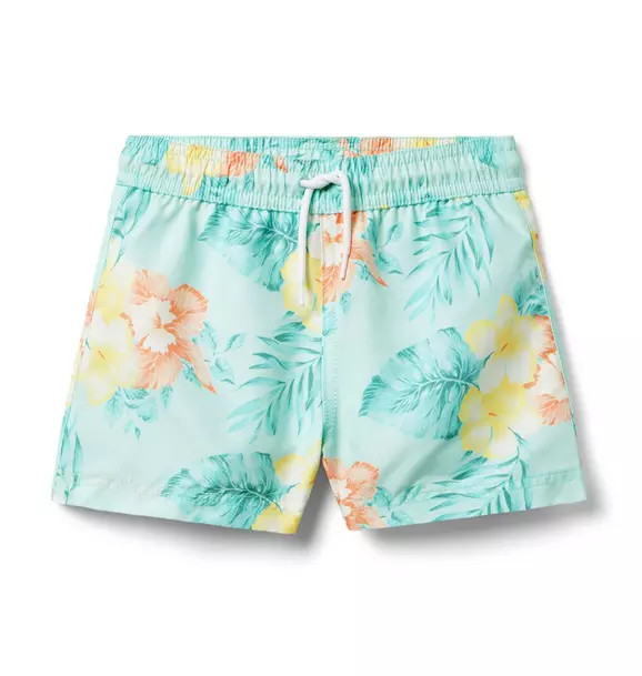 Recycled Hibiscus Swim Trunk | Janie and Jack