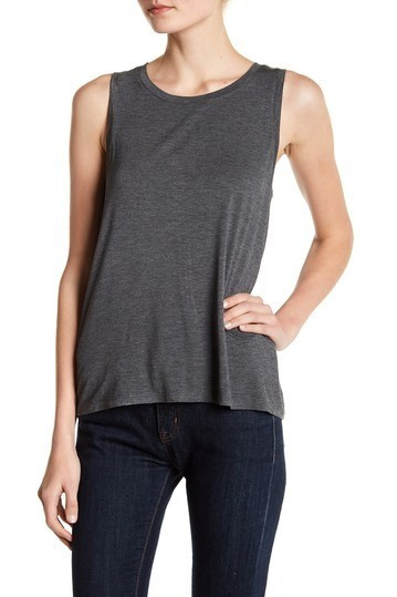 Keyhole Back Tank Top (Regular & Petite) | Nordstrom Rack