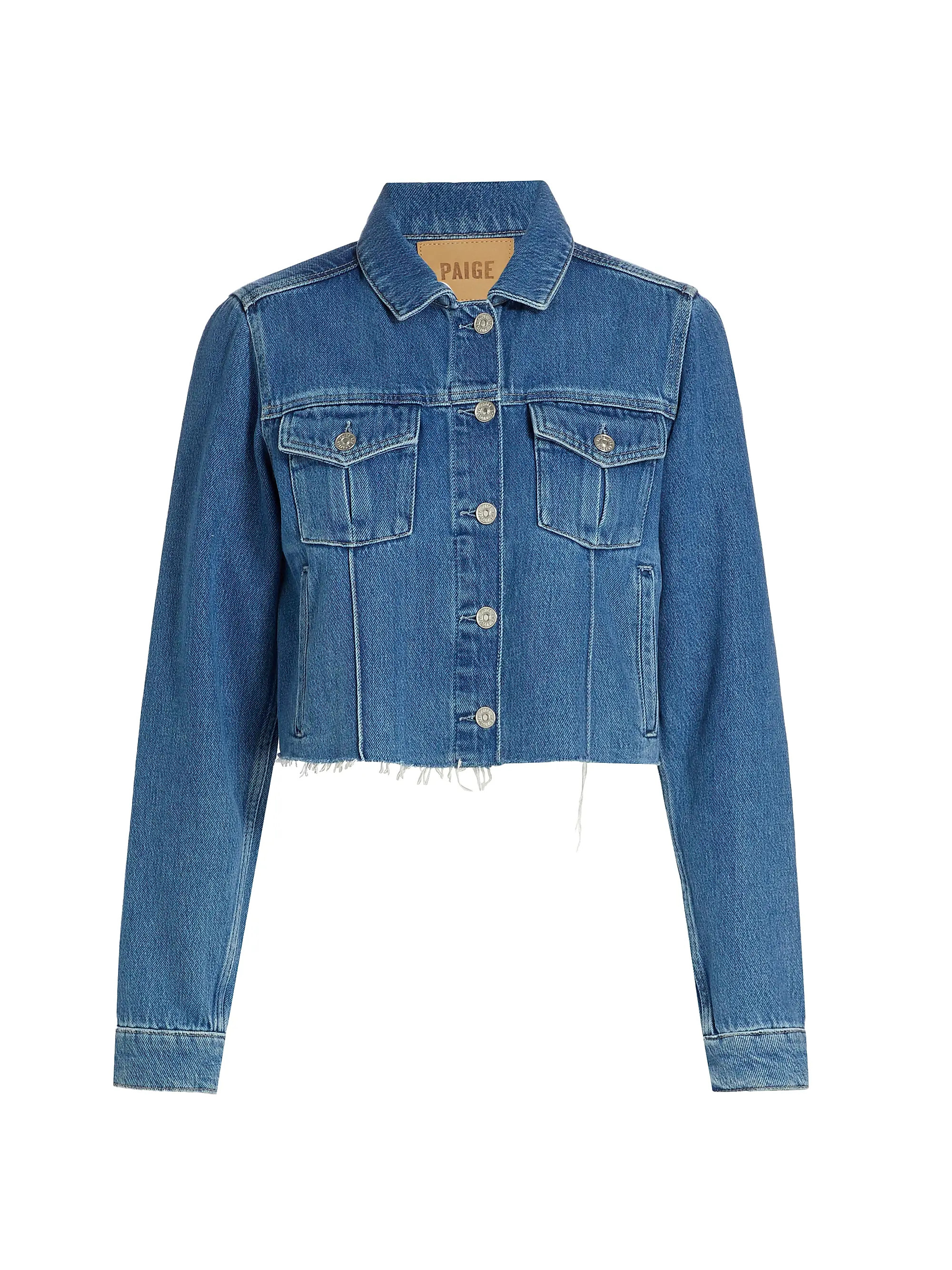 Rowan Cutoff Denim Trucker Jacket | Saks Fifth Avenue
