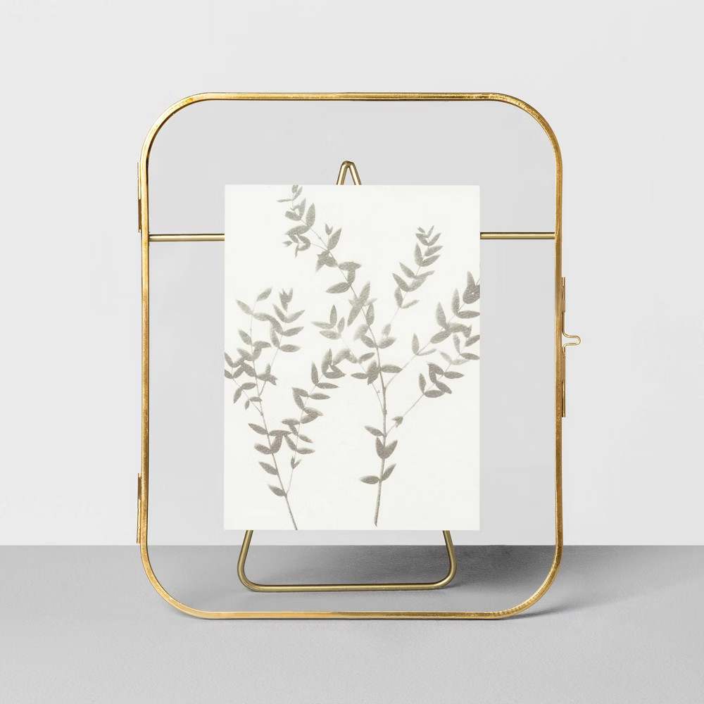 8""x10"" Picture Frame Brass - Hearth & Hand with Magnolia | Target