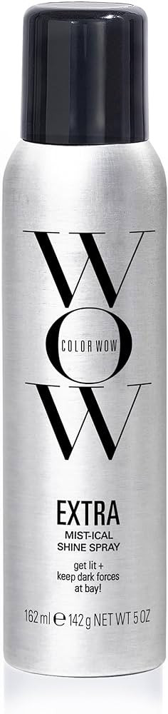 COLOR WOW Extra Mystical Shine Spray \u2013 Lightweight & Non-Greasy Formula | Heat Protection, F... | Amazon (US)