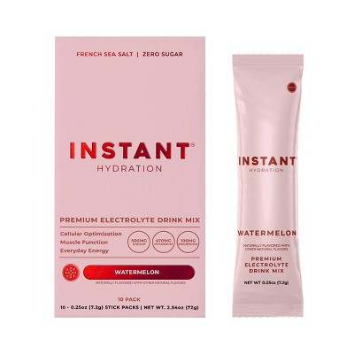 Instant Hydration Watermelon Electrolyte Drink Mix Sports Drink - 10ct/72gms | Target