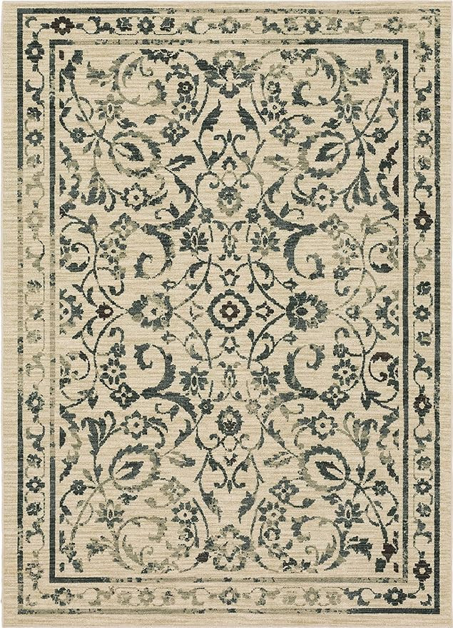 Mohawk Home New Wave Trailing Vines Abstract Printed Area Rug, 5'x7', Multicolor | Amazon (US)