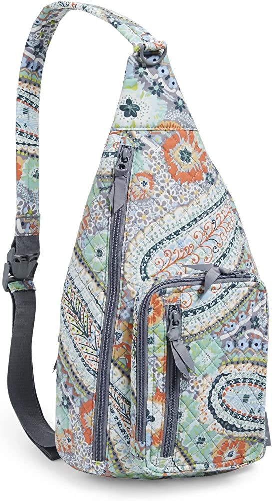 Vera Bradley Women's Cotton Medium Sling Backpack | Amazon (US)