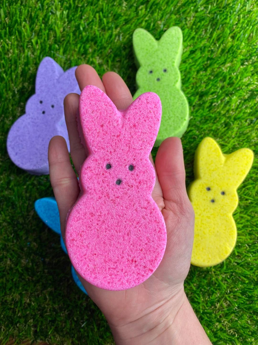 XL Classic Bunny Bath Bomb | Pick Your Scent and Color! | Vegan & Skin Safe | Easter | Spring | Etsy (US)