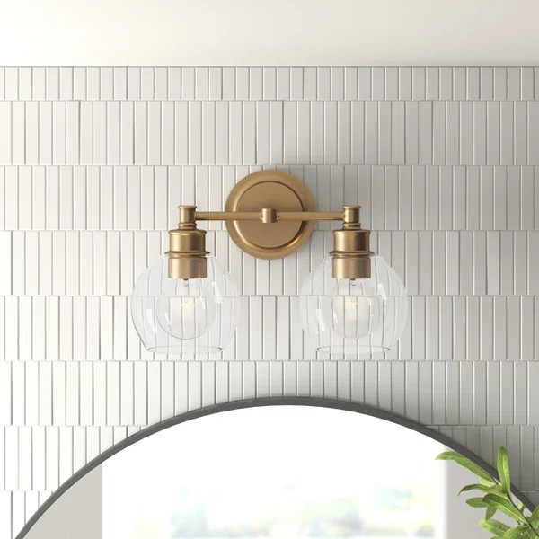 Warrenton 2-Light Dimmable Vanity Light | Wayfair North America