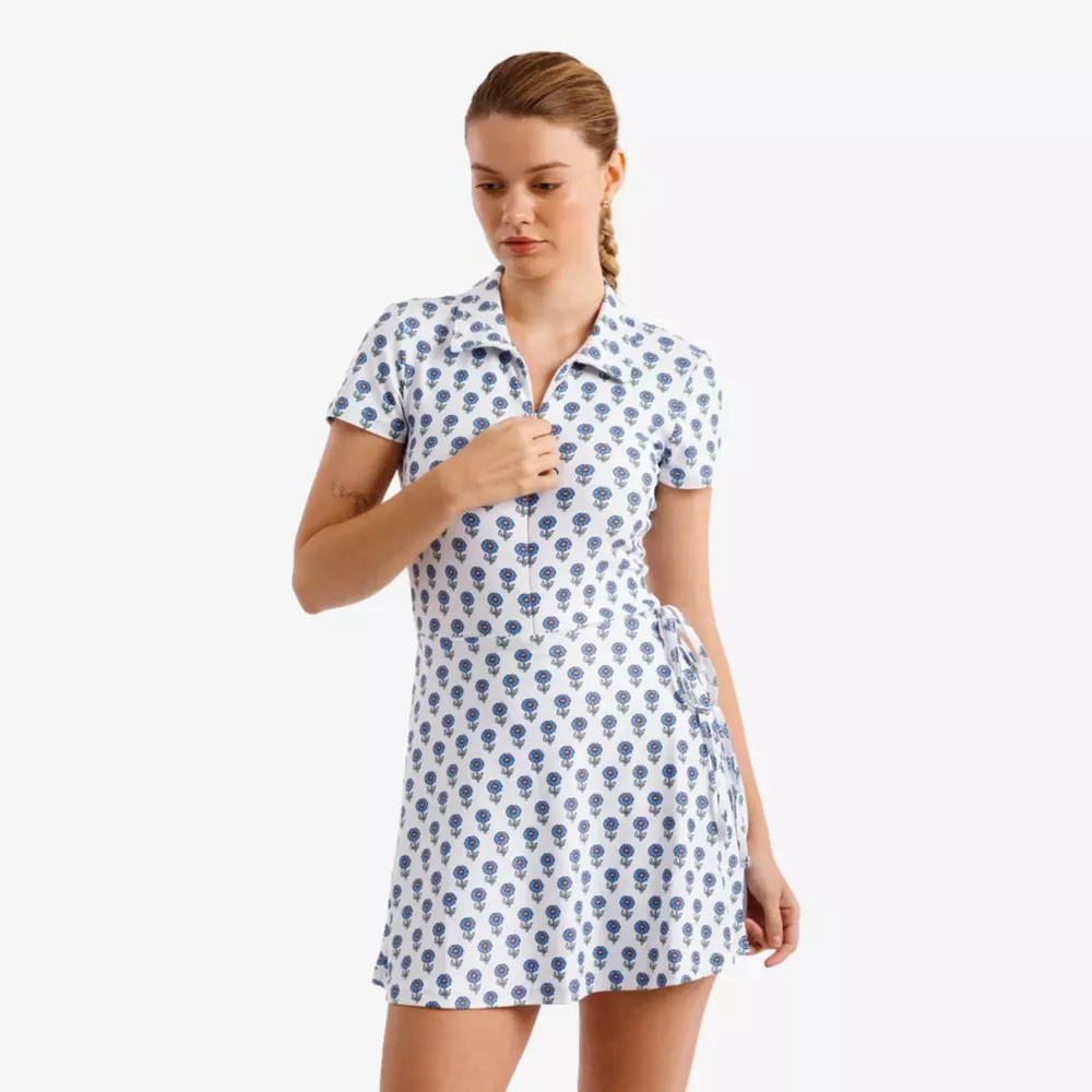 Ivy Bloom Print Short Sleeve Dress | PGA TOUR Superstore