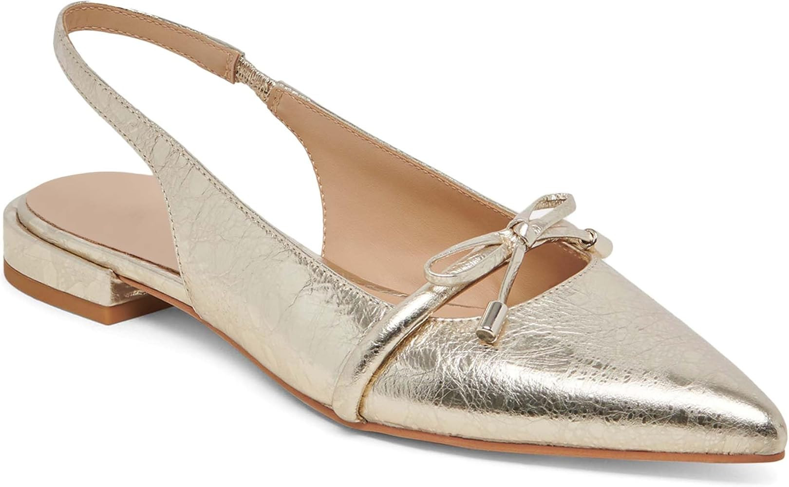 Slingback Flats for Women Bow Tie Closed Pointed Toe Low Heel Pumps Comfortable Work Dress Ballet... | Amazon (US)