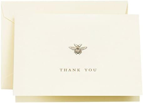 Crane & Co. Engraved Bumble Bee Thank You Note (CT1644) | Amazon (US)