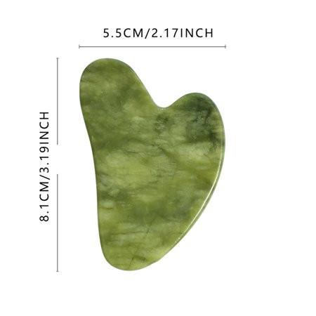 Clearance Gua Sha Facial Tools Made Of Natural Jade Stone Facial Tools For Face And Body Green | Walmart (US)