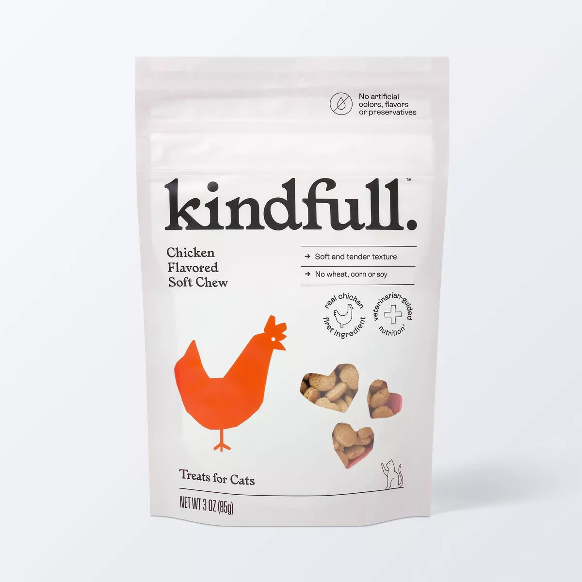 Soft Chicken Flavor Cat Treat - 3oz - Kindfull™ | Target