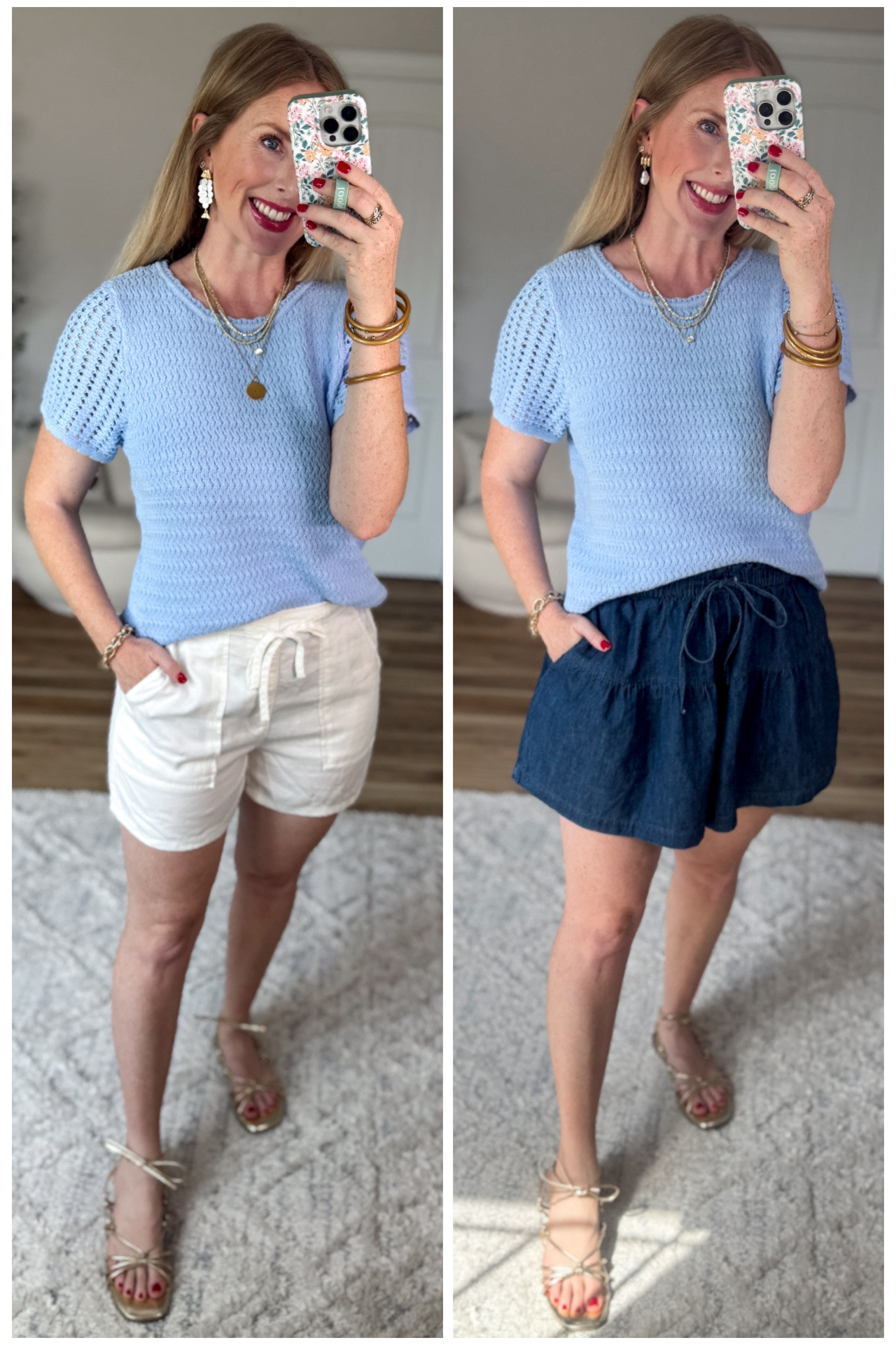 2 ways to wear this open knit sweater from Walmart!

#LTKootd #LTKmomlife