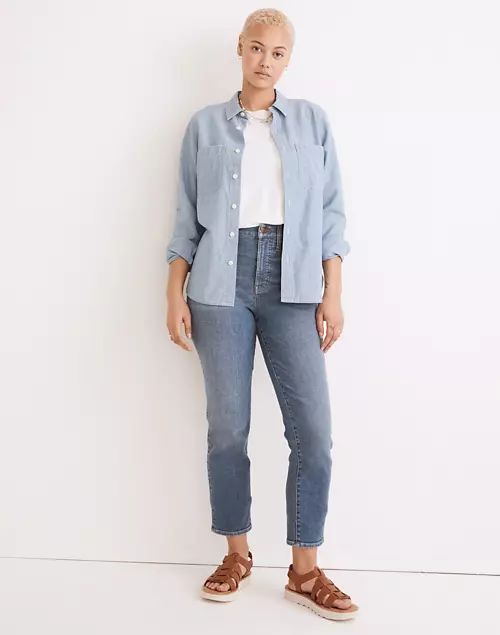 The Curvy Perfect Vintage Jean in Finney Wash | Madewell
