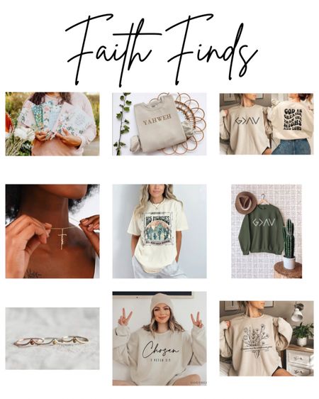 Faith finds from Etsy! 
| faith | Christian | religion | religious | faith gifts | Bible | Jesus | God apparel | Christian apparel | sweatshirt | gifts for her | preppy | keychain | jewelry | 

#LTKsalealert #LTKFind #LTKunder50