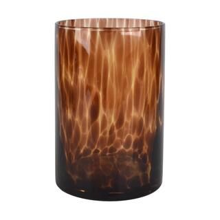 7.5" Brown Glass Cylinder Candle Holder by Ashland® | Michaels Stores