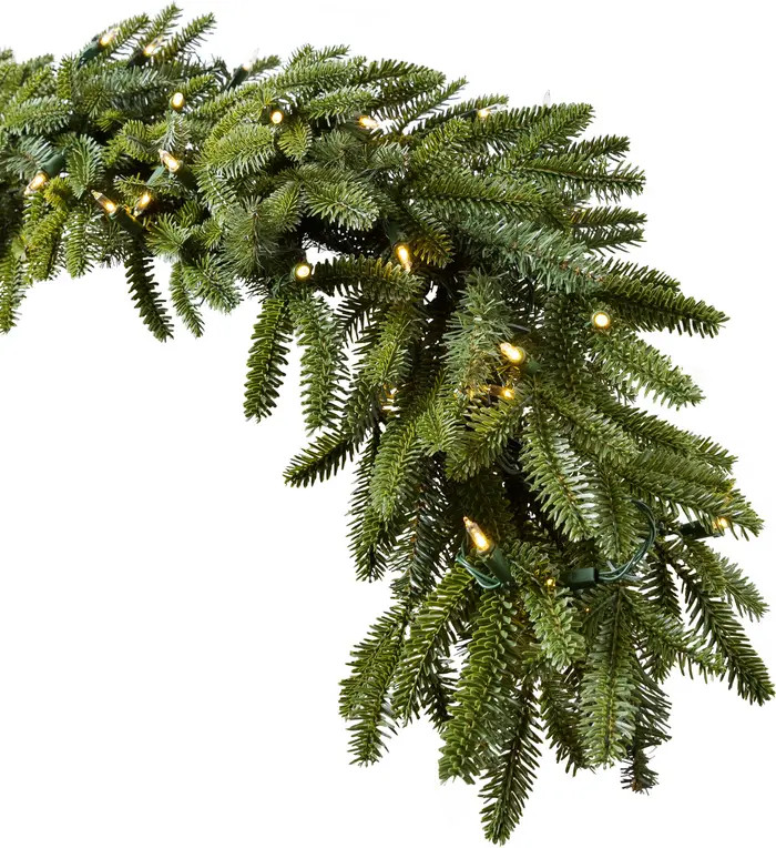 Fraser Fir Pre-Lit Artificial Garland | Nordstrom