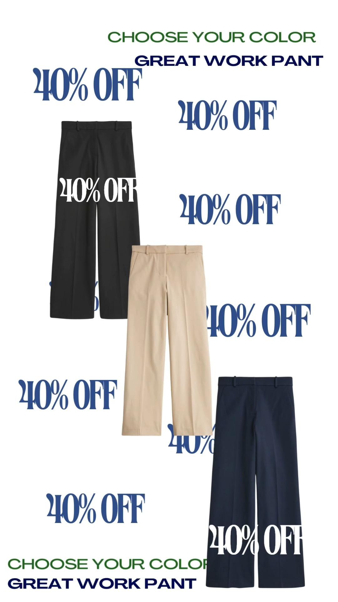 These are 40% off right now. A great work pant for less than $55  

#LTKSpringSale #LTKWorkwear #LTKSaleAlert