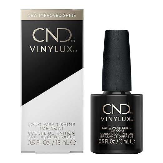 CND Vinylux Long Wear Shine Top Coat, Quick Drying Formula, Easy to Remove, 0.5 Fl Oz | Amazon (US)