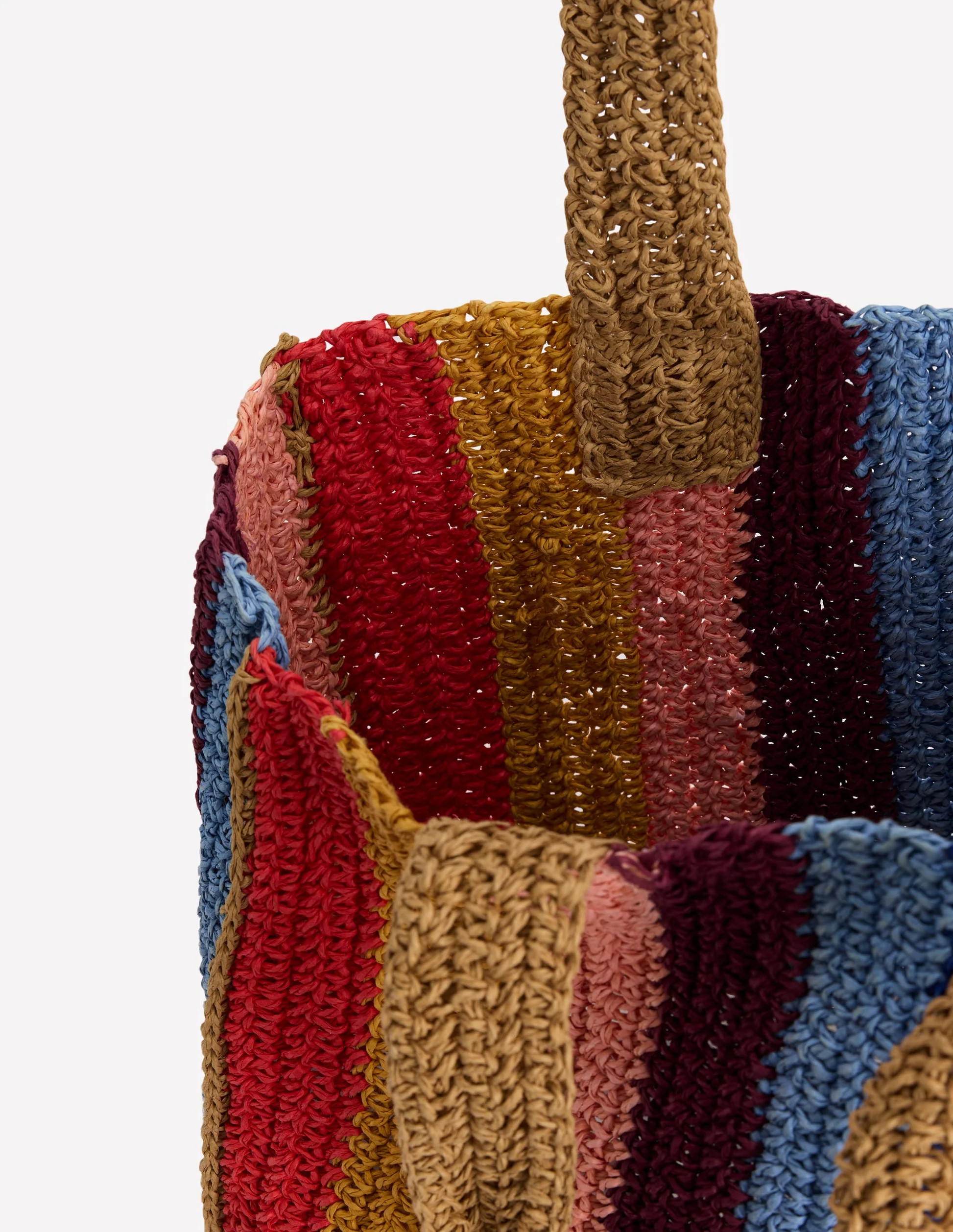 Shopper Tote-Multi Stripe | Boden (US)