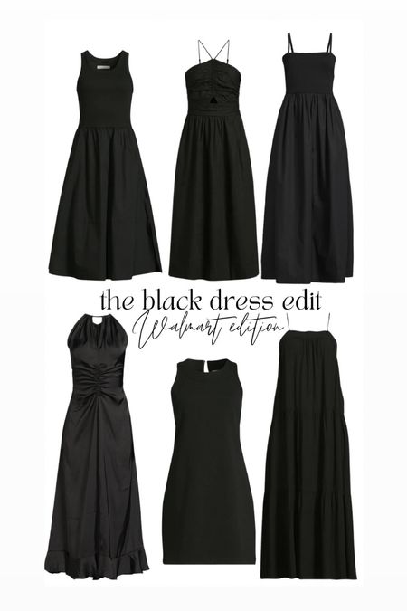 Walmart black dresses 

#LTKStyleTip #LTKFindsUnder50