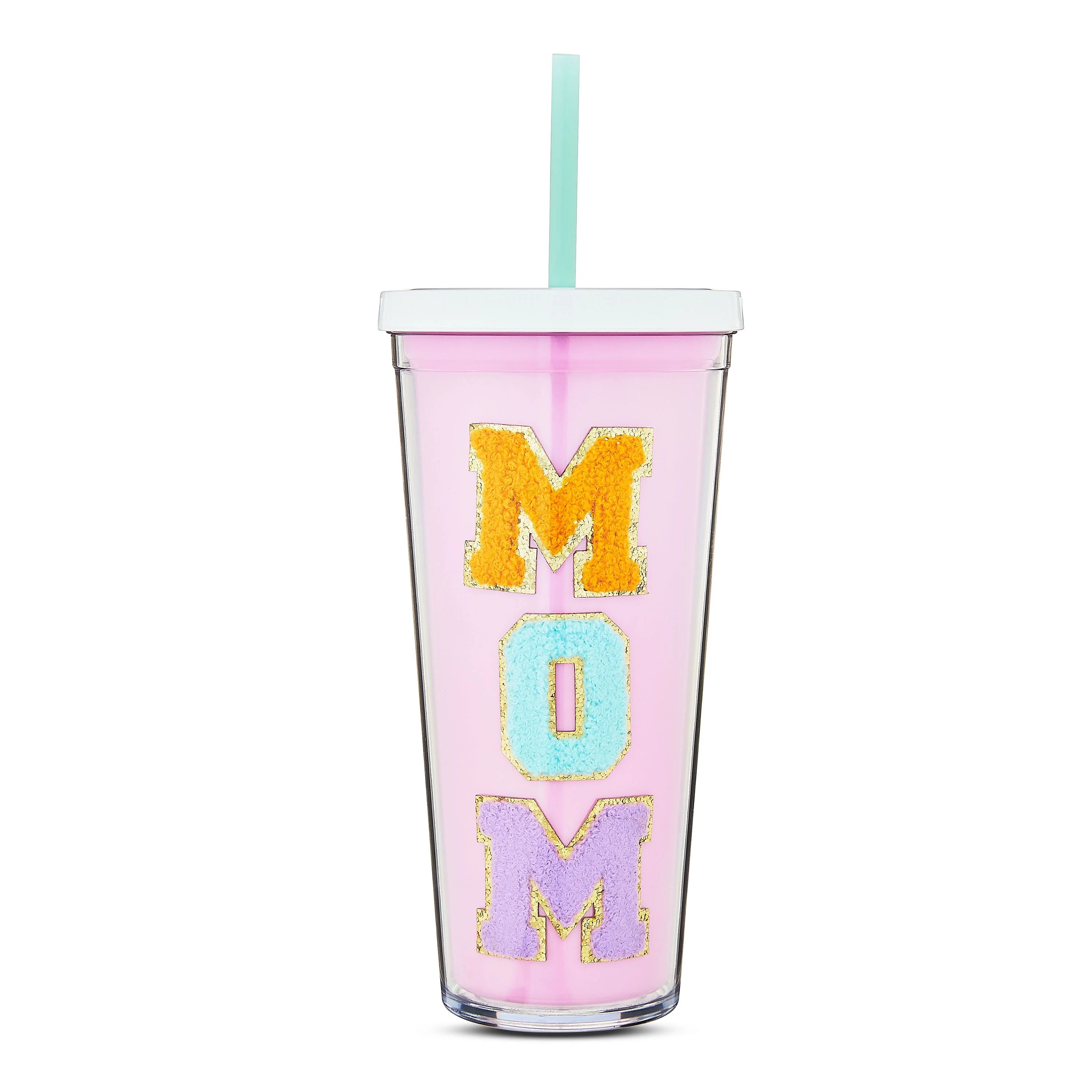 Mother's Day Pink Mom Patch Tumbler by Way To Celebrate | Walmart (US)