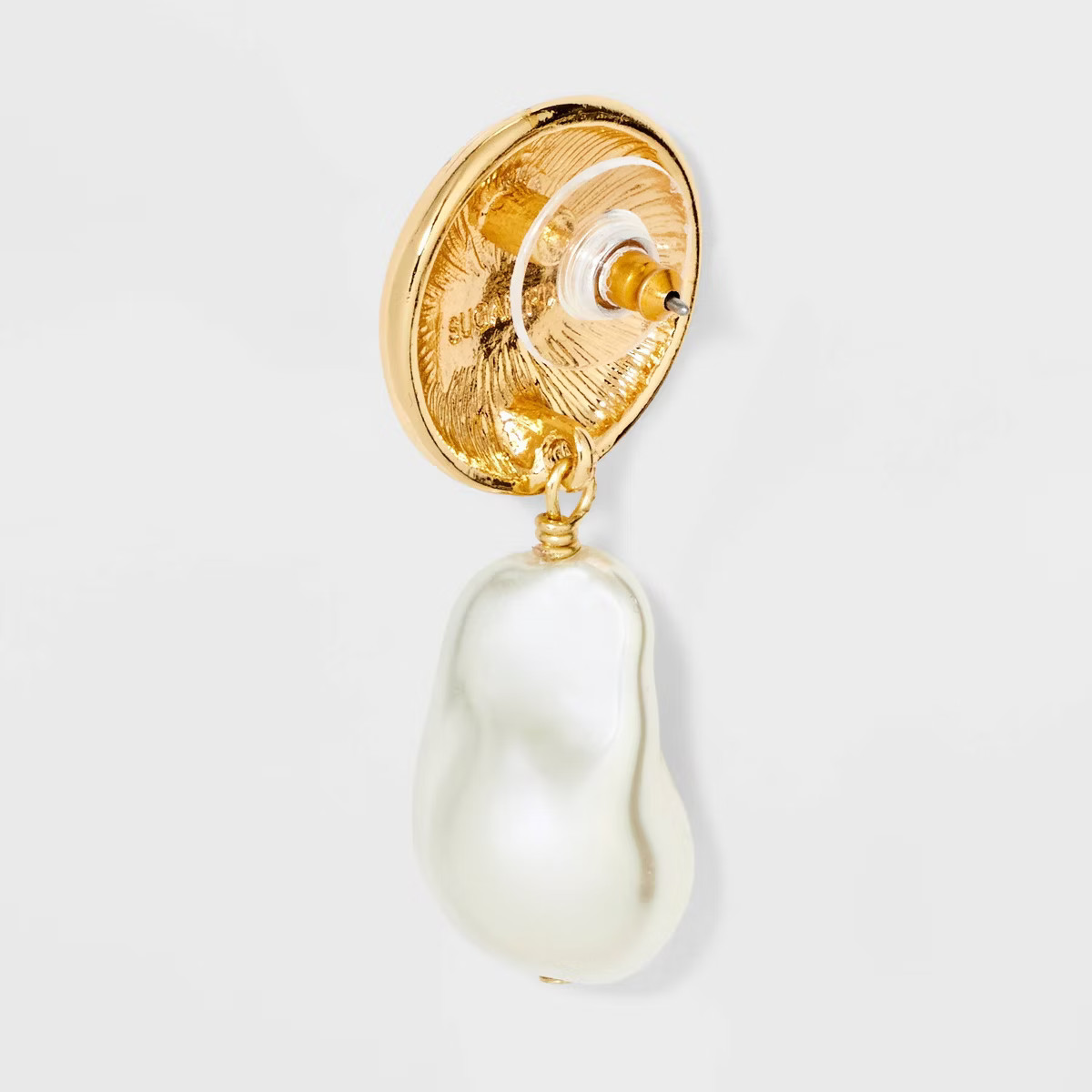 SUGARFIX by BaubleBar Swirled Pearl Drop Earrings - Gold | Target