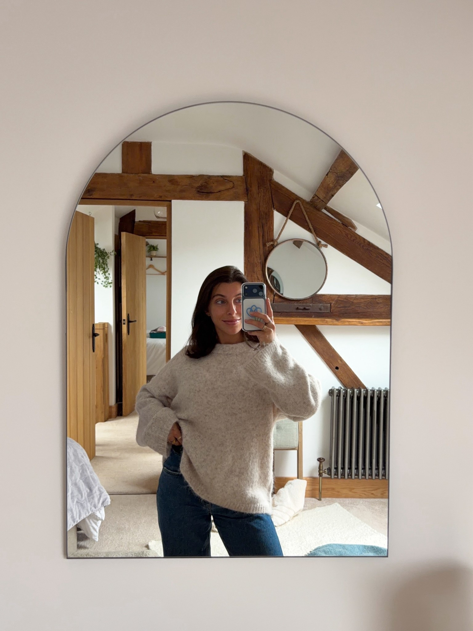 Knitwear, oversized knit, cream, beige, neutral, denim, soft, basics, wardrobe, essentials, petite, style, autumn, warmer days, asos, topshop

#LTKpetite #LTKuk #LTKautumn