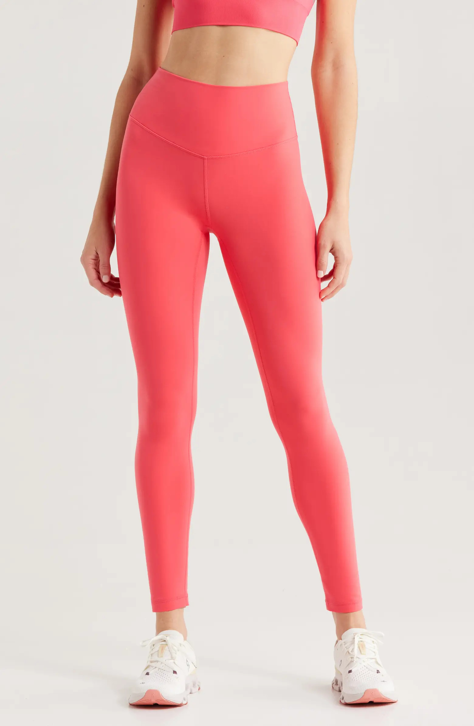 Zella Studio Luxe High Waist 7/8 Leggings | Nordstrom | Nordstrom