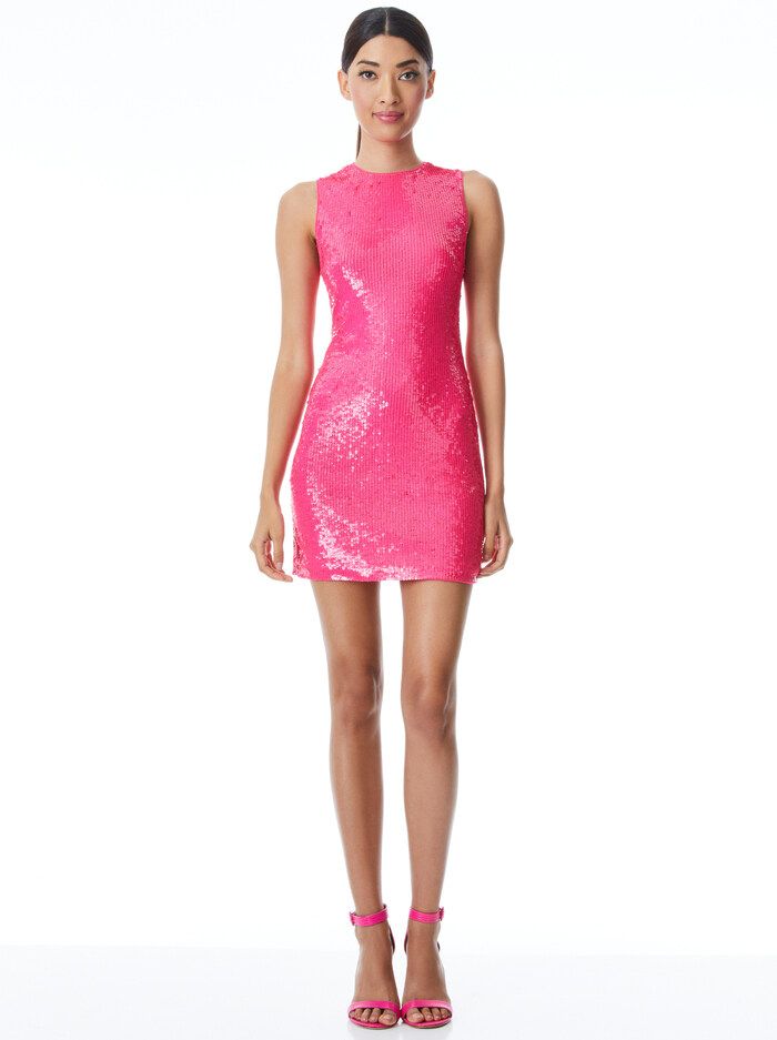 DELORA SEQUIN MINI DRESS | Alice + Olivia