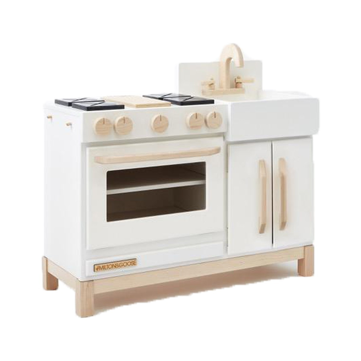 Milton & Goose Essential Play Kitchen - White | The Tot