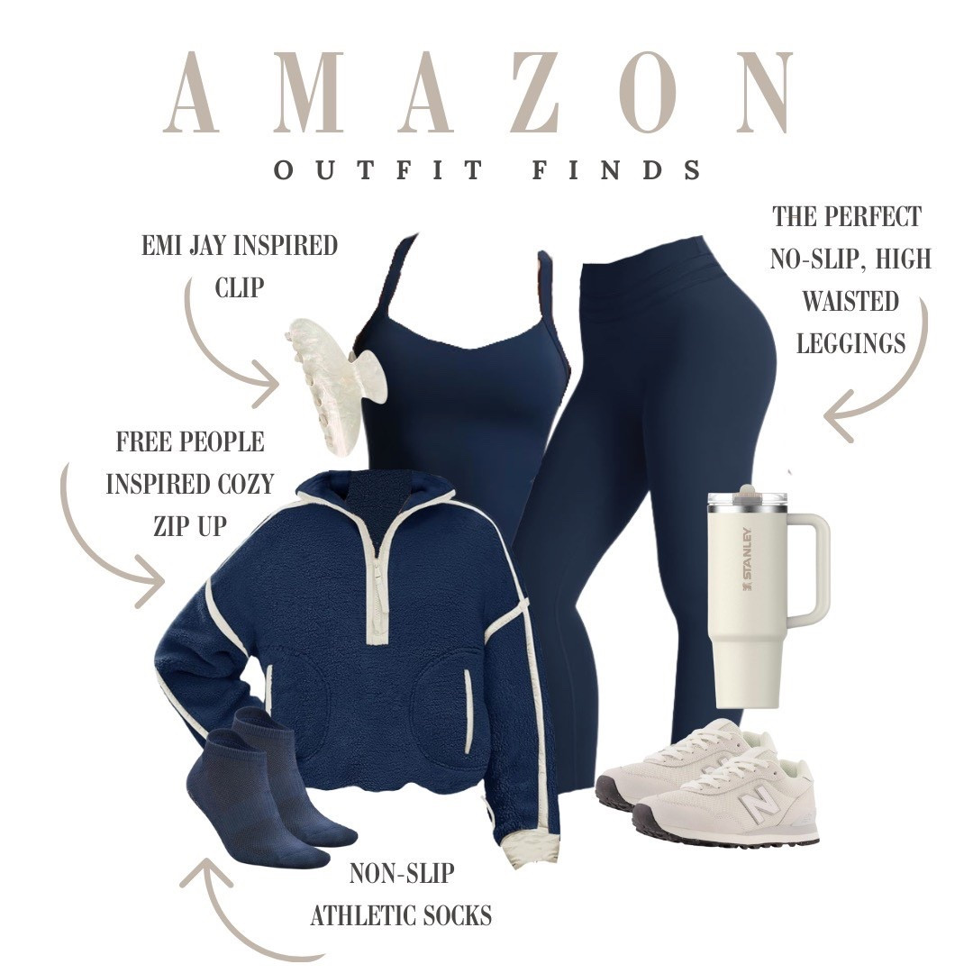 A cozy Amazon athleisure look with flattering no-slip leggings and an easy zip-up you’ll wear on repeat.

#LTKSeasonal #LTKmomlife #LTKOver40