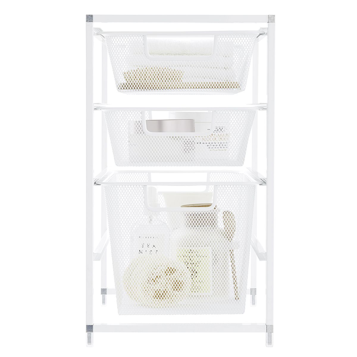 Elfa X-Narrow Cabinet Drawer Solution White | The Container Store