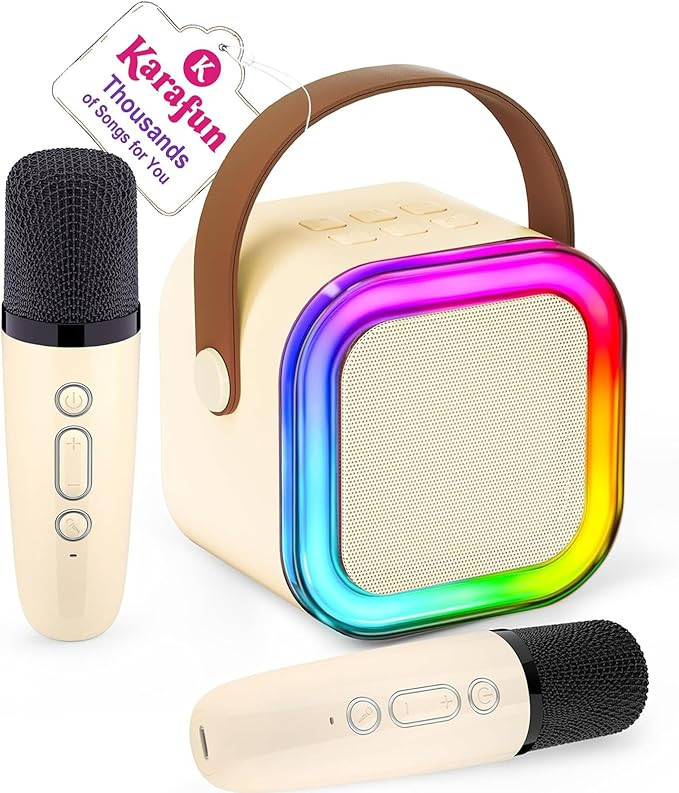 IROO Mini Karaoke Machine for Kids, 2025 TOP Toys Birthday Gifts Ideas for Girls Ages 4, 5, 6, 7,... | Amazon (US)