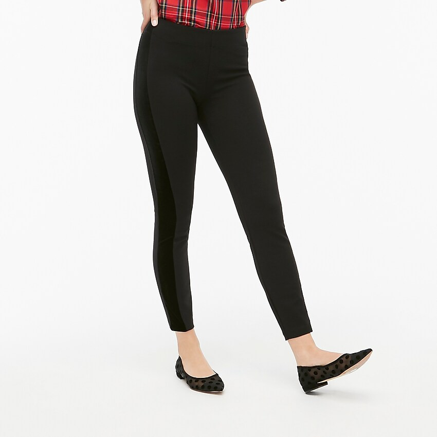 Gigi pant with velvet tuxedo stripe | J.Crew Factory