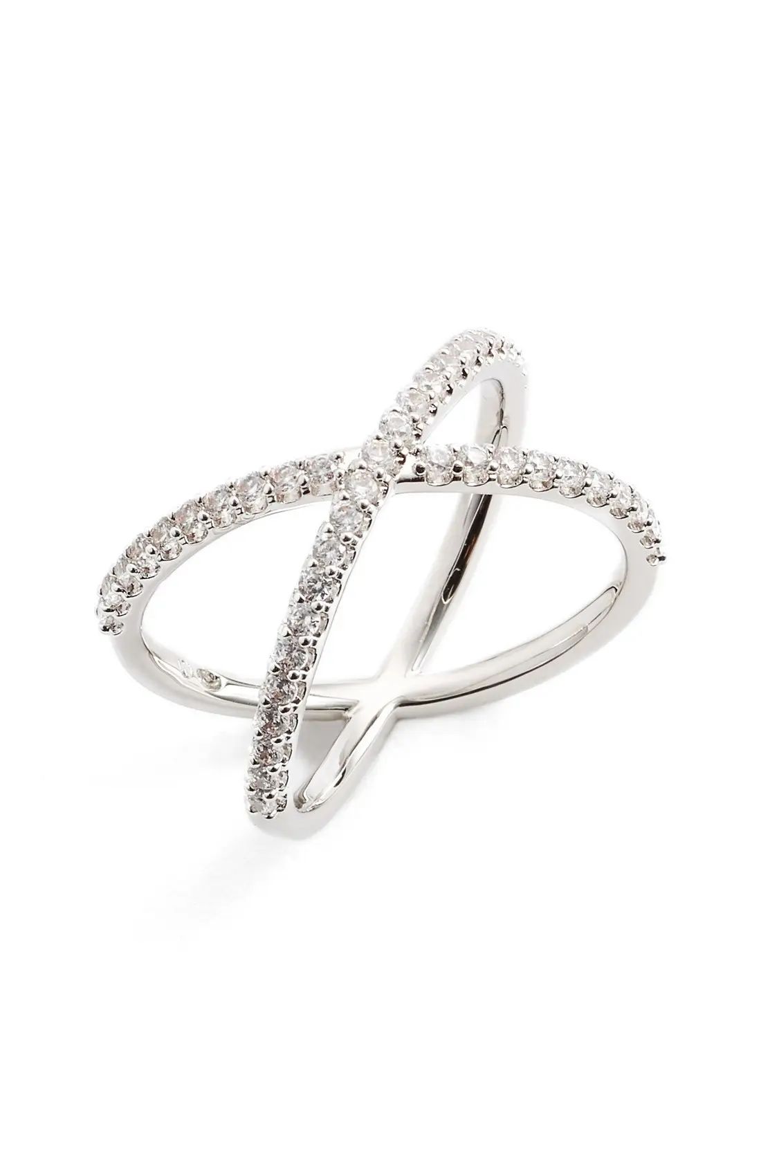 Nadri Crossover Cubic Zirconia Ring | Nordstrom