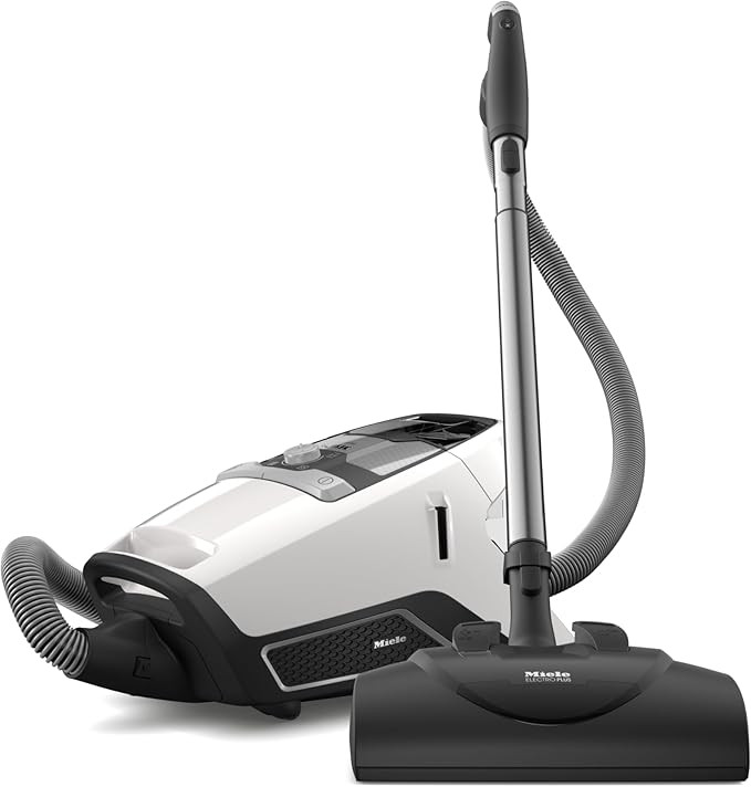 Miele Blizzard CX1 Cat & Dog Bagless Canister Vacuum, Lotus White - Pet Hair, Portable | Amazon (US)