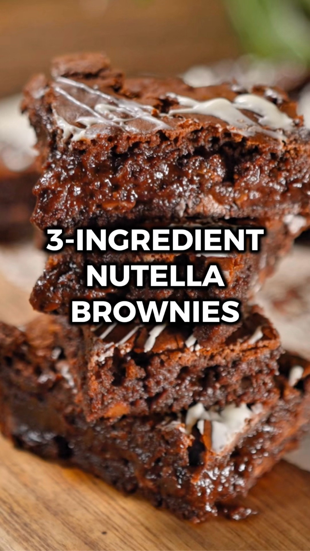 So, I saw this recipe for @nutella brownies from @thatrecipe.usa, and I needed to try it for myself to see if it was legit… and it is! 😋

It’s super easy and you end up with the most fudgy brownies ever. It actually tasted more like regular brownies to me than Nutella flavored, but they were still delicious.

Would you try it? Let me know in the comments what you think if you do! 🙌

INGREDIENTS
26 oz Nutella jar
2 egg yolks
5 egg whites
1 cup chocolate chips
1/4 cup white chocolate (melted)

INSTRUCTIONS
1️⃣ Preheat oven to 400 degrees F. Transfer the Nutella to a mixing bowl and add the egg yolks. Use a hand mixer to combine.
2️⃣ In a large mixing bowl, add the egg whites and use a hand mixer to beat them until meringue forms. Clean the Nutella mixture off the whisks before using.
3️⃣ Transfer the Nutella mixture into the mixing bowl with the egg whites, and use a silicone spatula to fold it in until fully combined. Pour in the chocolate chips and fold them in, as well.
4️⃣ Line a 9x9 cake pan with parchment paper and pour the batter in. Bake in the oven for 22-25 minutes. The original recipe called for 25 minutes, but mine started to burn a little bit around 22 minutes, so I took it out.
5️⃣ Let it cool for an hour. Optionally, drizzle some melted white chocolate on top.
7️⃣ Enjoy!

#LTKHome #LTKfoodie