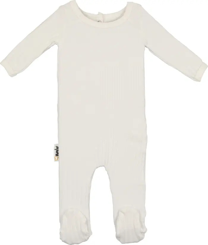 Essential Rib Cotton Footie | Nordstrom