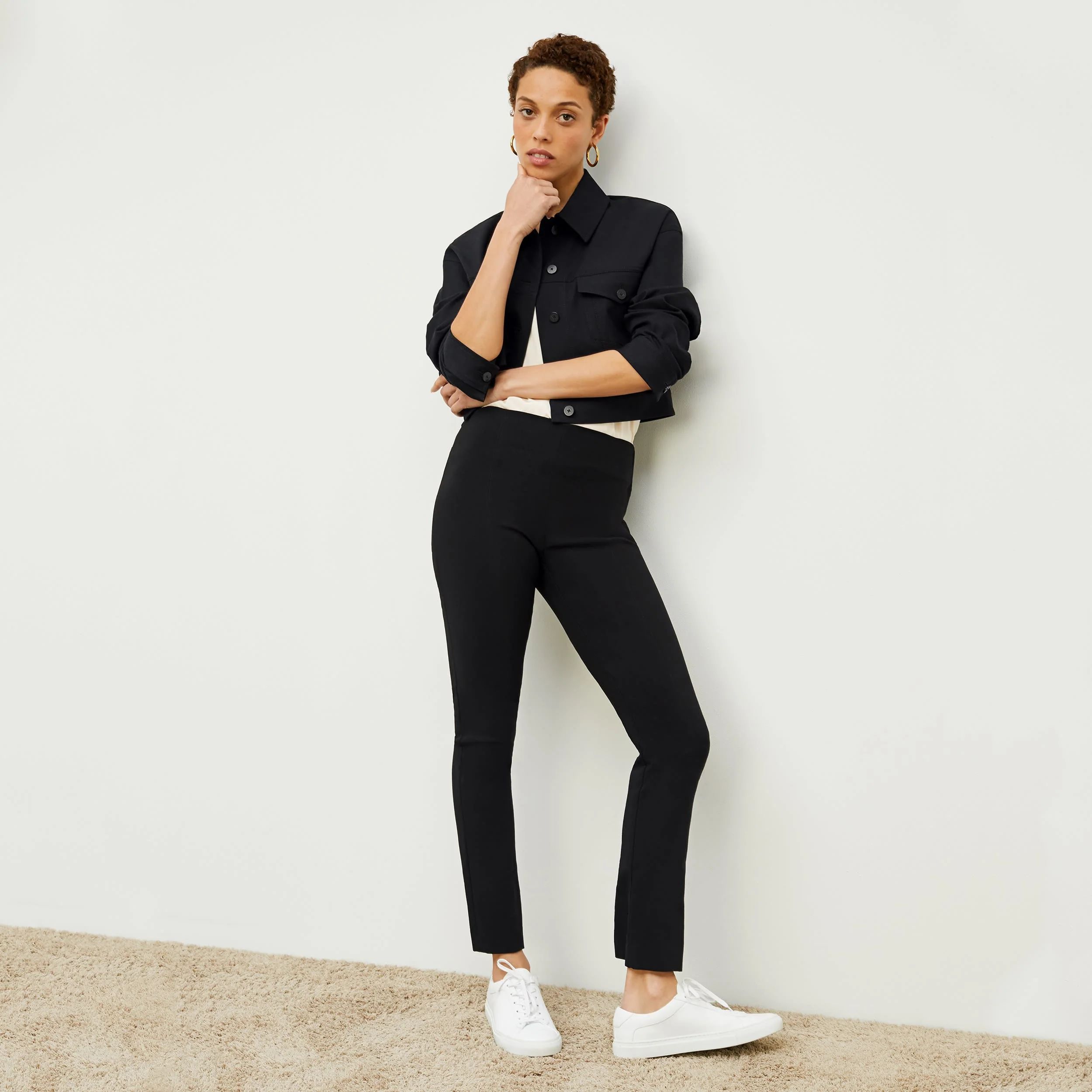 Foster Pant - Everstretch :: Black | MM LaFleur